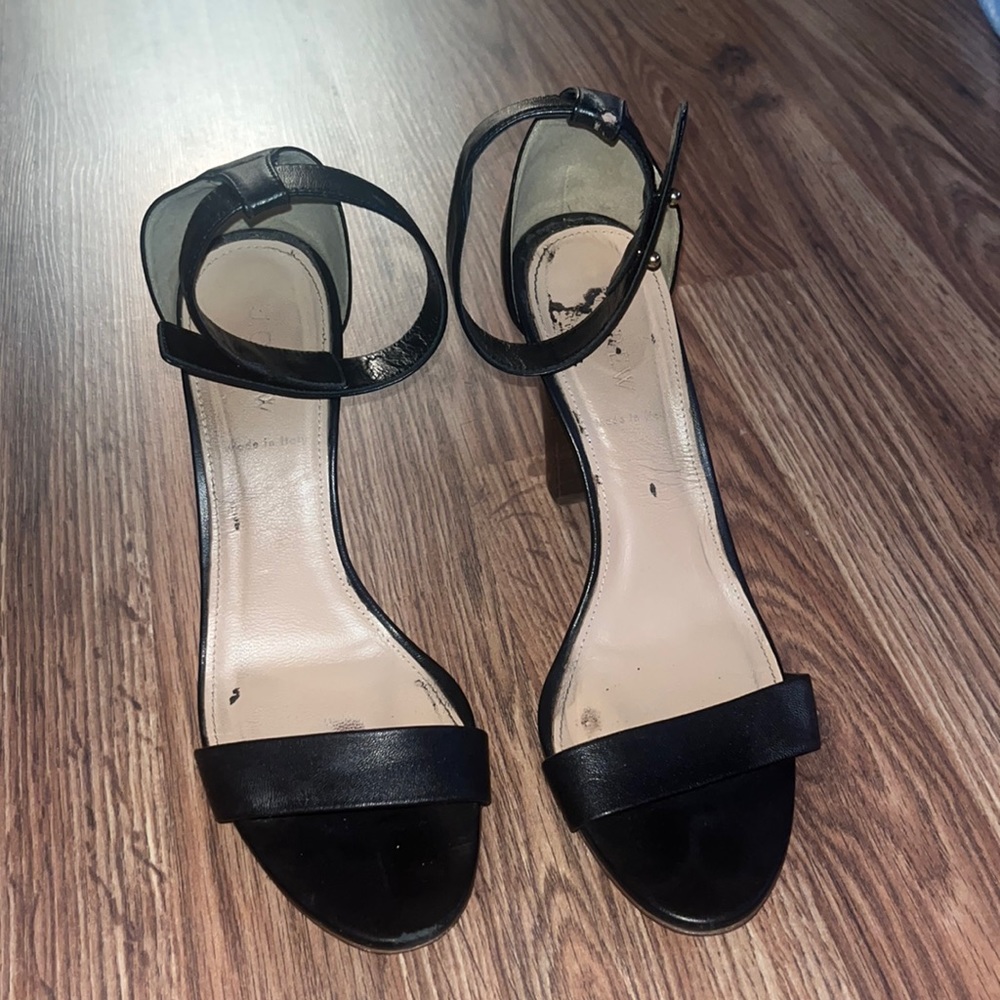 JCrew Lanie Stacked-Heel Sandals